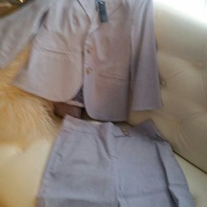 Spring Sear sucker pantsuit